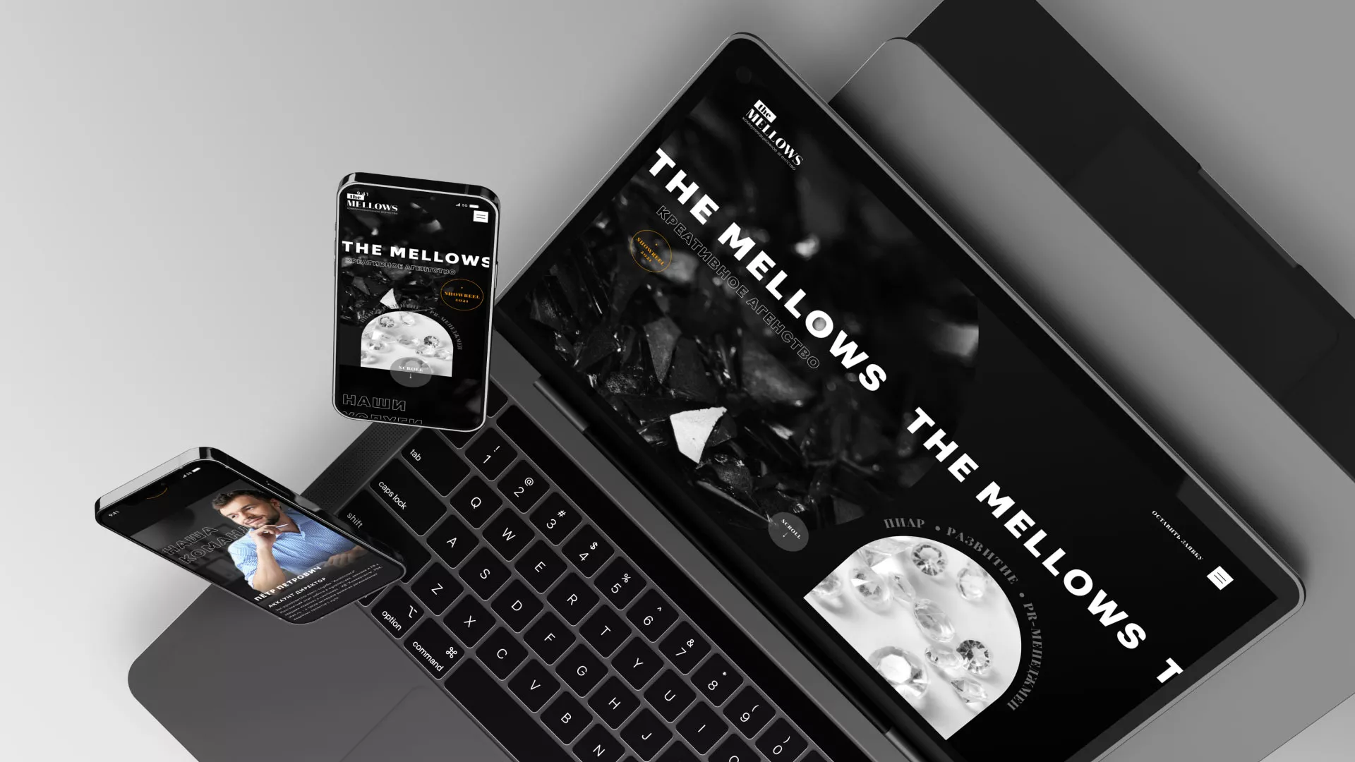 Разработка сайта креативного агентства «The Mellows» в Камне-на-Оби